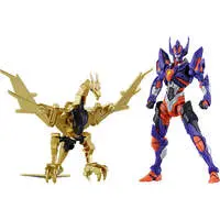Plastic model - Gridman Universe / Goldburn & Gridknight