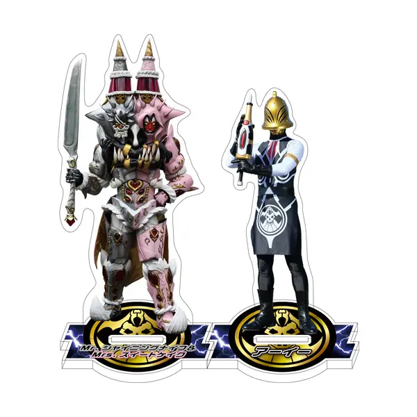 Acrylic stand - No.1 Sentai Gozyuger / Mr. Shining Knife & Mrs. Sweet Cake