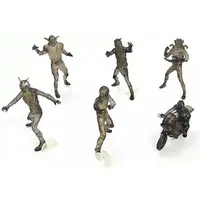 Trading Figure - Kamen Rider / Dokugander & Shocker Rider & Kanibubbler