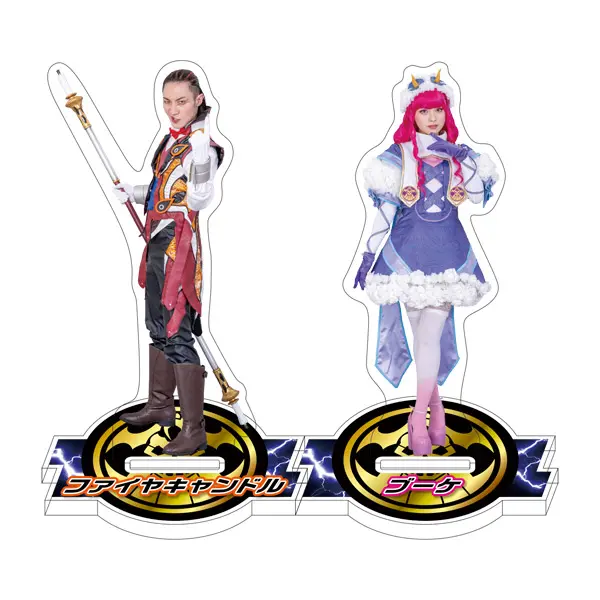 Acrylic stand - No.1 Sentai Gozyuger / Bouquet & Fire Candle