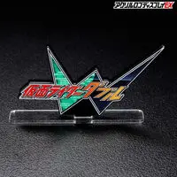 Premium Bandai Limited - Acrylic Logo Display EX - Kamen Rider W