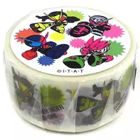 Stationery - Stickers - Masking Tape (ゼロワン＆ジオウ＆ビルド＆エグゼイド アタックアート マスキングテープ 「仮面ライダーシリーズ」 仮面ライダーストアグッズ)