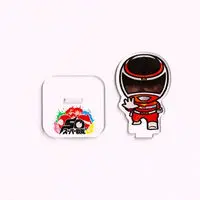 Premium Bandai Limited - Super Sentai Series All Red Deformed Acrylic Stand - Denji Sentai Megaranger / MegaRed