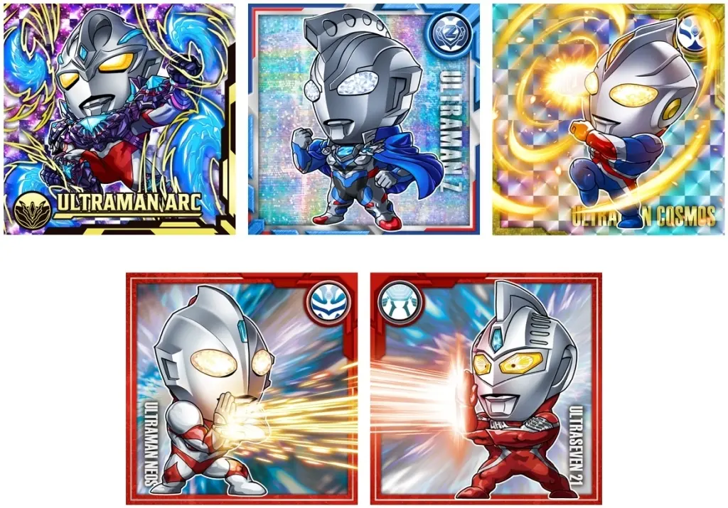 Ultraman Seal Wafers - Ultraman Neos / Ultraseven 21