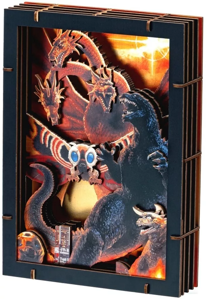 Paper kit - Godzilla / Mothra & King Ghidorah