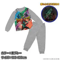 Premium Bandai Limited - Luminous Pajamas - Kids Clothes - Kamen Rider Zeztz Size-100