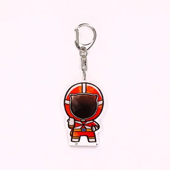 Premium Bandai Limited - Super Sentai Series All Red Deformed Acrylic Charms - Kyukyu Sentai GoGoFive / GoRed