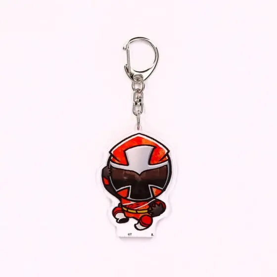 Premium Bandai Limited - Super Sentai Series All Red Deformed Acrylic Charms - Shuriken Sentai Ninninger / AkaNinger