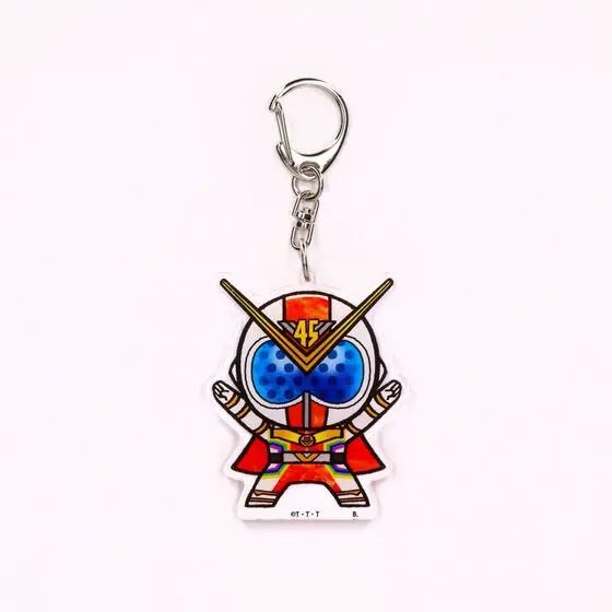 Premium Bandai Limited - Super Sentai Series All Red Deformed Acrylic Charms - Kikai Sentai Zenkaiger / Zenkaizer