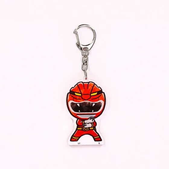 Premium Bandai Limited - Super Sentai Series All Red Deformed Acrylic Charms - Hyakuju Sentai Gaoranger / GaoRed