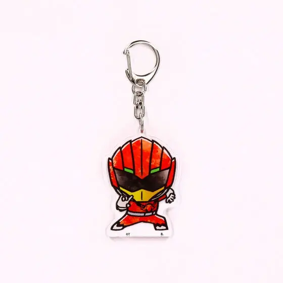 Premium Bandai Limited - Super Sentai Series All Red Deformed Acrylic Charms - Doubutsu Sentai Zyuohger / Zyuoh Eagle
