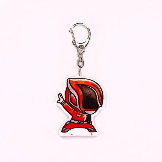 Premium Bandai Limited - Super Sentai Series All Red Deformed Acrylic Charms - Tokusou Sentai Dekaranger / DekaRed