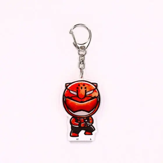 Premium Bandai Limited - Super Sentai Series All Red Deformed Acrylic Charms - Tokumei Sentai Go-Busters / Red Buster