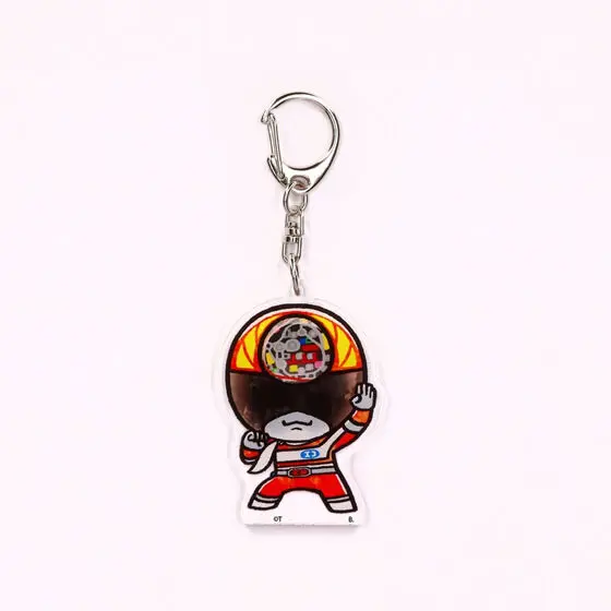 Premium Bandai Limited - Super Sentai Series All Red Deformed Acrylic Charms - Denshi Sentai Denziman / DenziRed