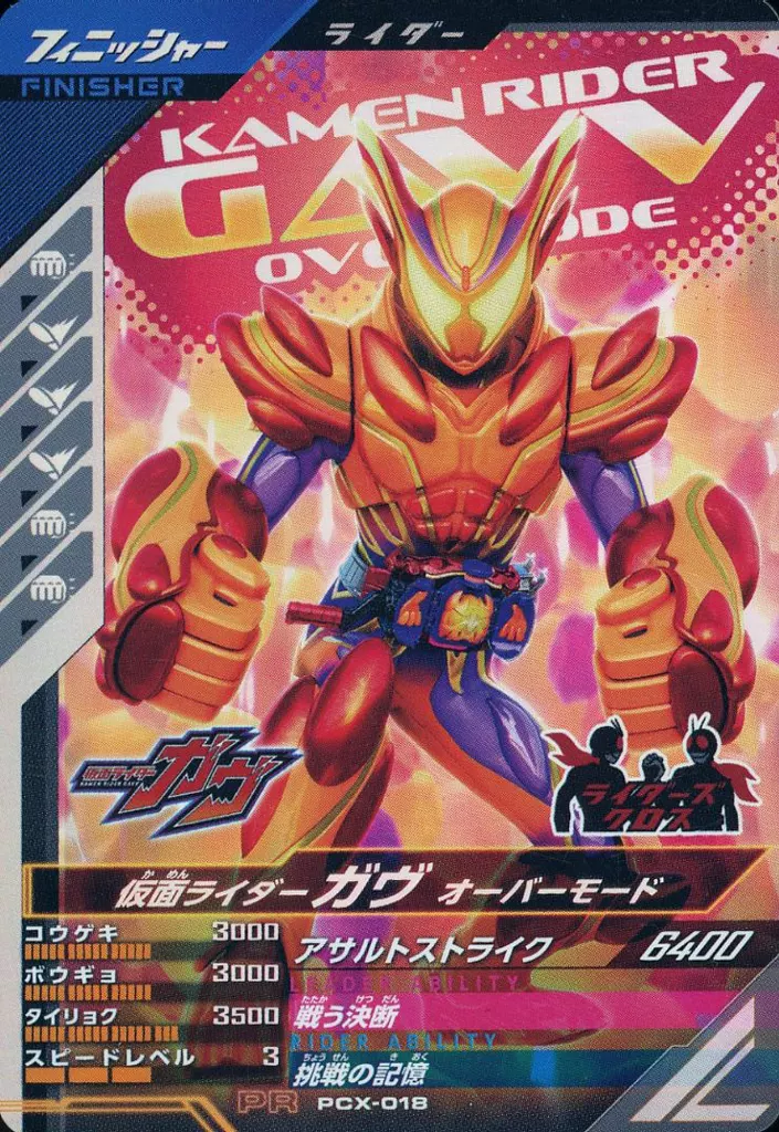 Ganbarizing - Ganba Legends - Kamen Rider Gavv / Kamen Rider Gavv (Character)