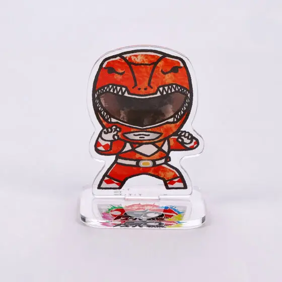 Super Sentai Series All Red Deformed Acrylic Stand - Premium Bandai Limited - Kyōryū Sentai Zyuranger / TyrannoRanger