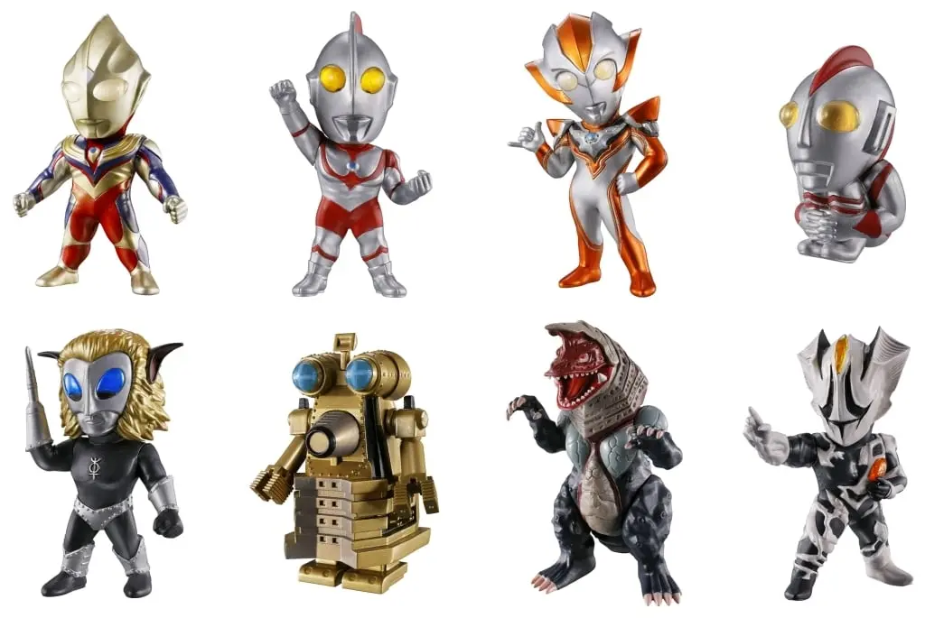 Converge Motion Ultraman - Ultraman R/B / Golza & Ultrawoman Grigio & Alien Magma & Kyrieloid