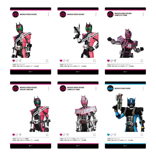 Character Card - Kamen Rider Decade / Kamen Rider Decade & Kamen Rider Diend