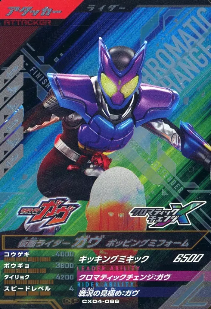 Ganbarizing - Ganba Legends - Kamen Rider Gavv / Kamen Rider Gavv (Character)