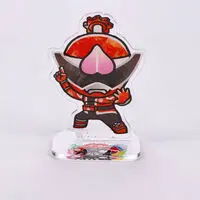 Super Sentai Series All Red Deformed Acrylic Stand - Premium Bandai Limited - Avataro Sentai Donbrothers / Don Momotaro