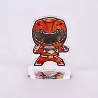 Super Sentai Series All Red Deformed Acrylic Stand - Premium Bandai Limited - Kyōryū Sentai Zyuranger / TyrannoRanger