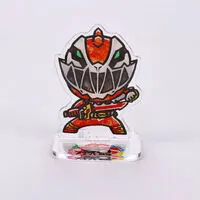 Super Sentai Series All Red Deformed Acrylic Stand - Premium Bandai Limited - Kishiryu Sentai Ryusoulger / Ryusoul Red