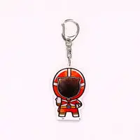 Super Sentai Series All Red Deformed Acrylic Charms - Premium Bandai Limited - Kyukyu Sentai GoGoFive / GoRed