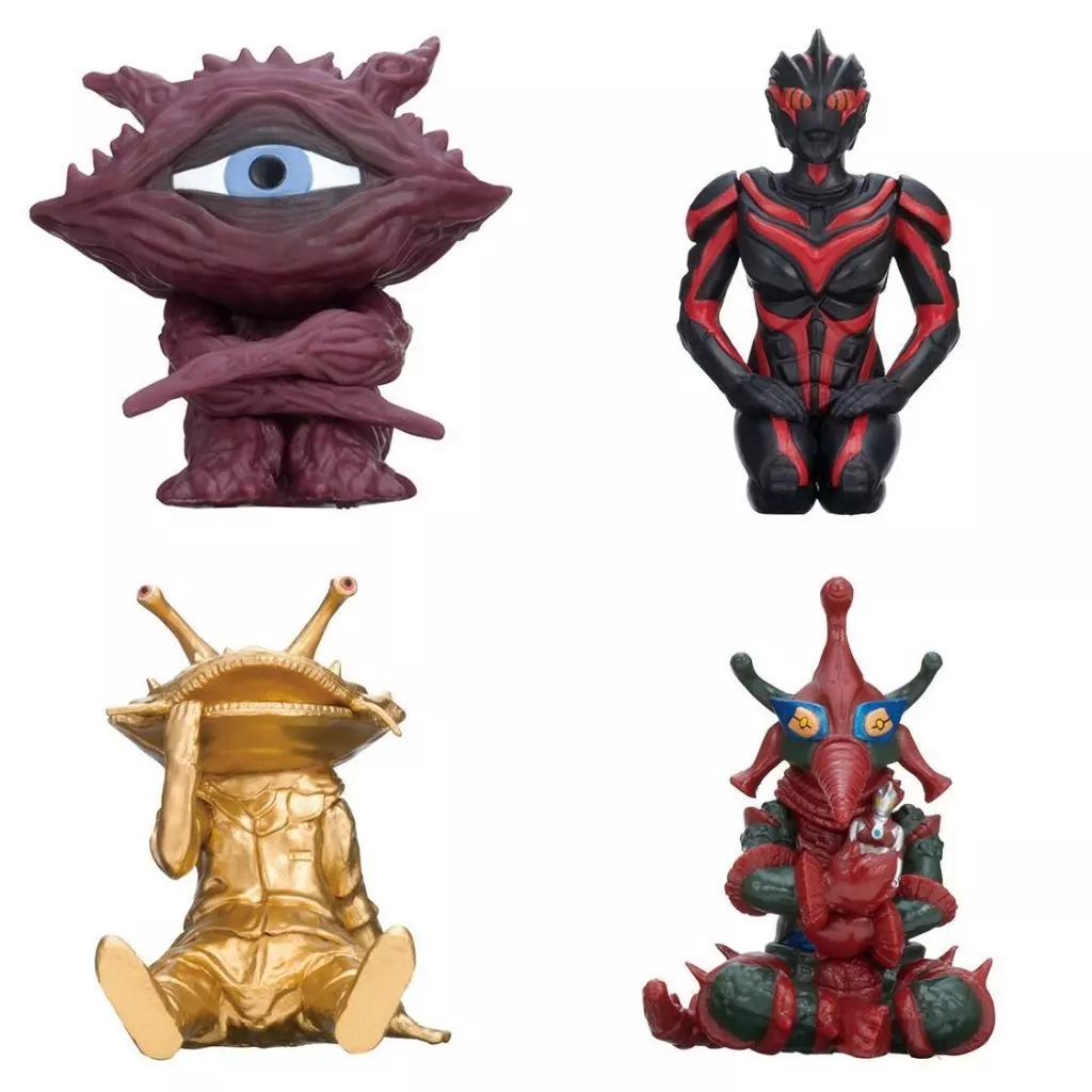 Trading Figure - Ultraman Nexus / Alien Hipporit & Kanegon & Dark Zagi & Gan-Q
