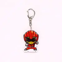 Super Sentai Series All Red Deformed Acrylic Charms - Premium Bandai Limited - Doubutsu Sentai Zyuohger / Zyuoh Eagle