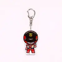 Super Sentai Series All Red Deformed Acrylic Charms - Premium Bandai Limited - Kaitou Sentai Lupinranger VS Keisatsu Sentai Patranger / Patren 1gou