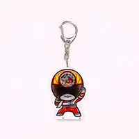 Super Sentai Series All Red Deformed Acrylic Charms - Premium Bandai Limited - Denshi Sentai Denziman / DenziRed