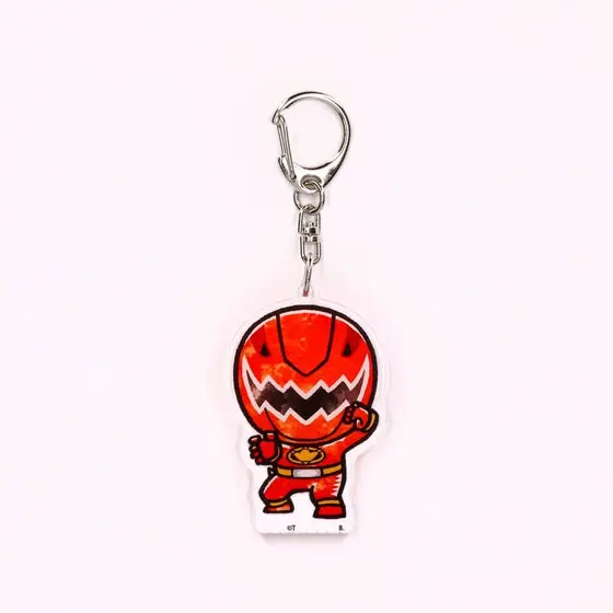 Super Sentai Series All Red Deformed Acrylic Charms - Premium Bandai Limited - Bakuryuu Sentai Abaranger / AbaRed