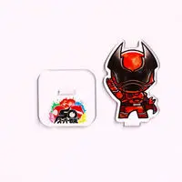 Super Sentai Series All Red Deformed Acrylic Stand - Premium Bandai Limited - Ohsama Sentai King-Ohger / Kuwagata Ohger