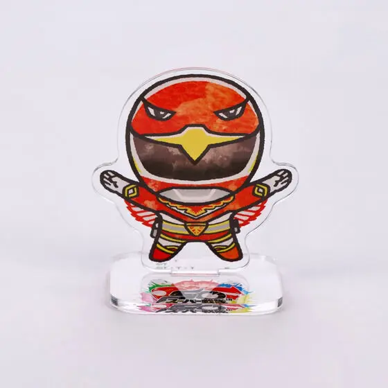Super Sentai Series All Red Deformed Acrylic Stand - Premium Bandai Limited - Chōjin Sentai Jetman / Red Hawk