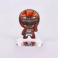 Super Sentai Series All Red Deformed Acrylic Stand - Premium Bandai Limited - GoGo Sentai Boukenger / Bouken Red