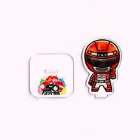 Super Sentai Series All Red Deformed Acrylic Stand - Premium Bandai Limited - GoGo Sentai Boukenger / Bouken Red