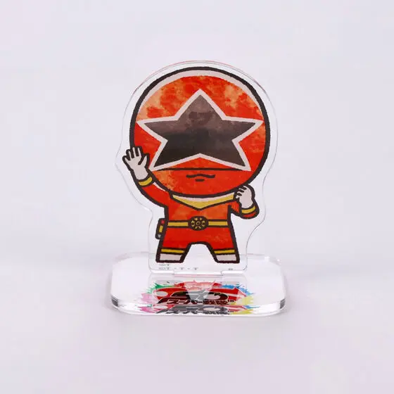 Super Sentai Series All Red Deformed Acrylic Stand - Premium Bandai Limited - Chouriki Sentai Ohranger / OhRed