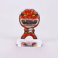Super Sentai Series All Red Deformed Acrylic Stand - Premium Bandai Limited - Hyakuju Sentai Gaoranger / GaoRed