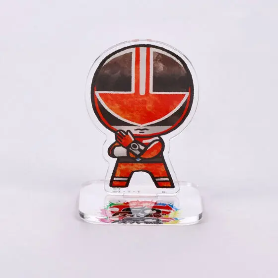 Super Sentai Series All Red Deformed Acrylic Stand - Premium Bandai Limited - Mirai Sentai Timeranger / TimeRed