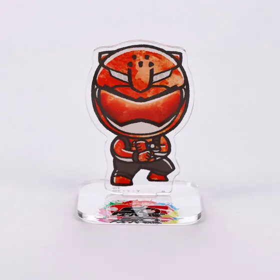 Super Sentai Series All Red Deformed Acrylic Stand - Premium Bandai Limited - Tokumei Sentai Go-Busters / Red Buster