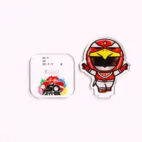 Super Sentai Series All Red Deformed Acrylic Stand - Premium Bandai Limited - Choujuu Sentai Liveman / Red Falcon
