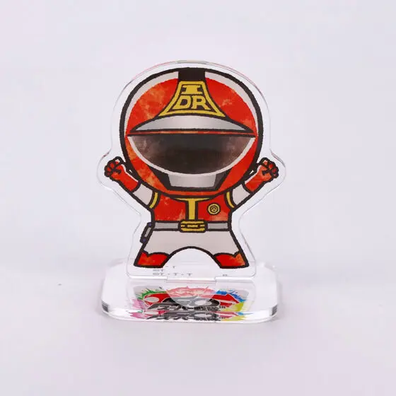 Super Sentai Series All Red Deformed Acrylic Stand - Premium Bandai Limited - Kagaku Sentai Dynaman / DynaRed