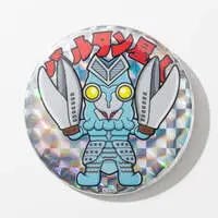 Badge (ホログラム缶バッジ星人デフォルメアート バルタン星人)