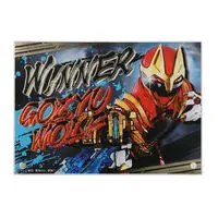 WINNER Acrylic Board - Premium Bandai Limited - No.1 Sentai Gozyuger / GozyuWolf
