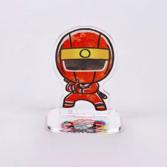 Super Sentai Series All Red Deformed Acrylic Stand - Premium Bandai Limited - Ninja Sentai Kakuranger / NinjaRed