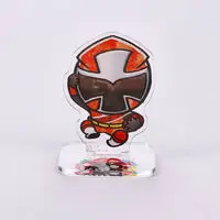 Super Sentai Series All Red Deformed Acrylic Stand - Premium Bandai Limited - Shuriken Sentai Ninninger / AkaNinger