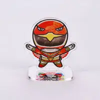 Super Sentai Series All Red Deformed Acrylic Stand - Premium Bandai Limited - Chōjin Sentai Jetman / Red Hawk