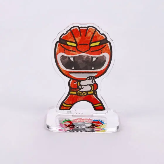 Super Sentai Series All Red Deformed Acrylic Stand - Premium Bandai Limited - Hyakuju Sentai Gaoranger / GaoRed