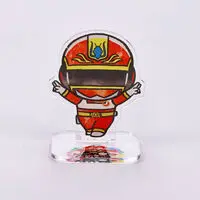 Super Sentai Series All Red Deformed Acrylic Stand - Premium Bandai Limited - Dengeki Sentai Changeman / ChangeDragon