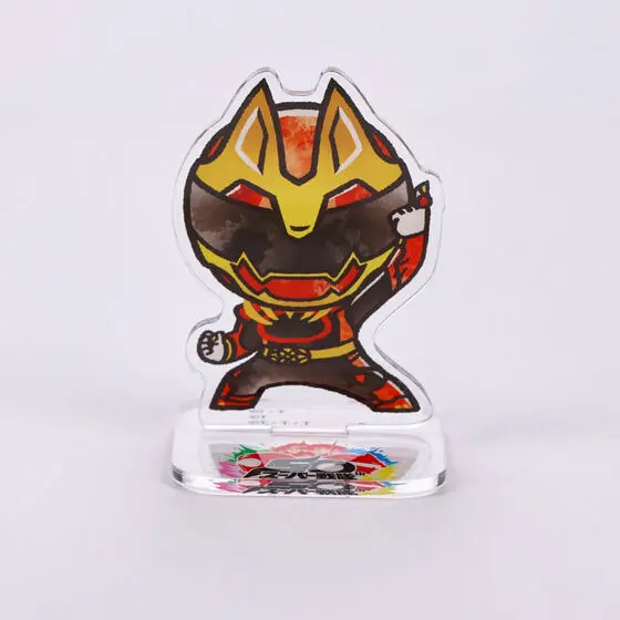 Premium Bandai Limited - Super Sentai Series All Red Deformed Acrylic Stand - No.1 Sentai Gozyuger / GozyuWolf